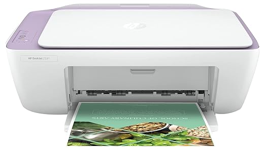 u1 HP Deskjet 2331 Colour Printer, Scanner and Copier for Home/Small Office, Compact Size, Reliable, Easy Set-Up Through HP Smart App
